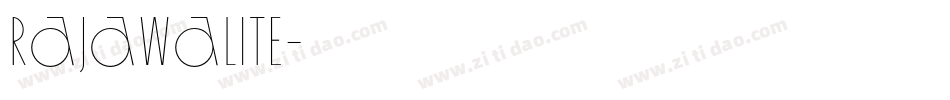 Rajawalite字体转换