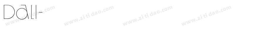 dali字体转换