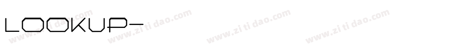 lookup字体转换
