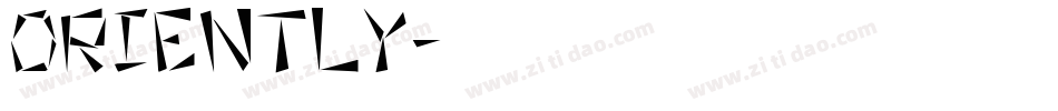 Oriently字体转换
