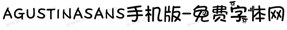 AGUSTINASANS手机版字体转换