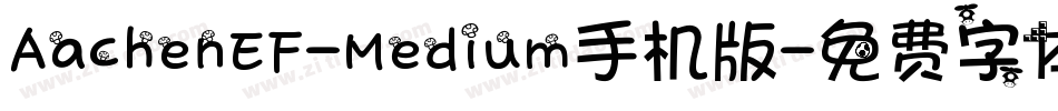 AachenEF-Medium手机版字体转换