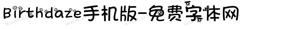 Birthdaze手机版字体转换