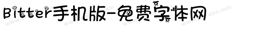 Bitter手机版字体转换