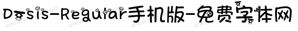 Dosis-Regular手机版字体转换