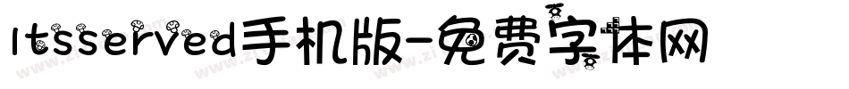 Itsserved手机版字体转换