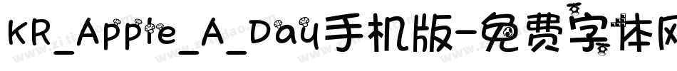 KR_Apple_A_Day手机版字体转换