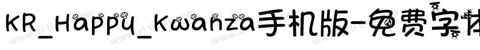 KR_Happy_Kwanza手机版字体转换
