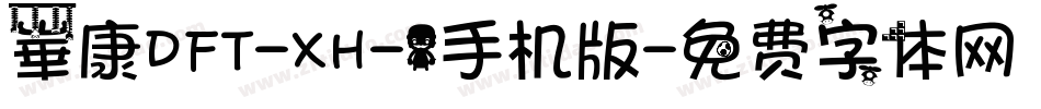 崋康DFT-XH-1手机版字体转换
