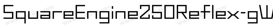 SquareEngine250Reflex-gW4字体转换