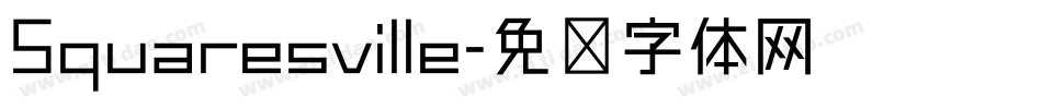 Squaresville字体转换