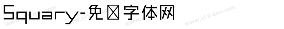 Squary字体转换