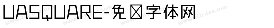 UASQUARE字体转换