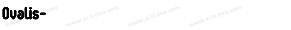 Ovalis字体转换