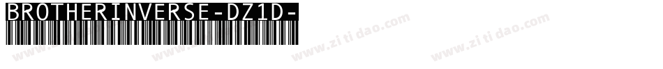 BrotherInverse-Dz1D字体转换