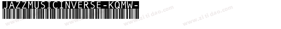JazzMusicInverse-KqmW字体转换