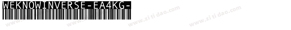 WeknowInverse-Ea4Kg字体转换