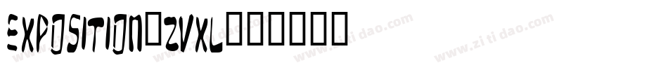 Exposition-zvxL字体转换