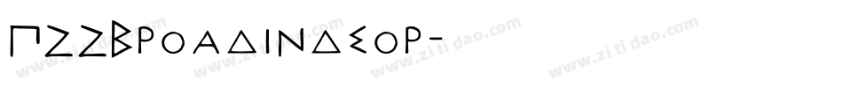 P22Broadwindsor字体转换