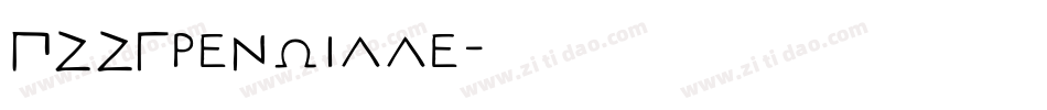 P22Grenville字体转换