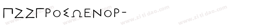P22Grosvenor字体转换