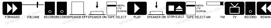 Buttons-and-Switches字体转换