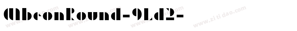 AlbeonRound-9Ld2字体转换