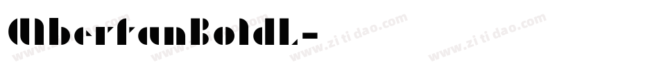 AlbertanBoldL字体转换