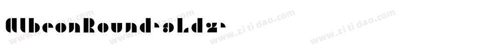 AlbeonRound-9Ld2字体转换