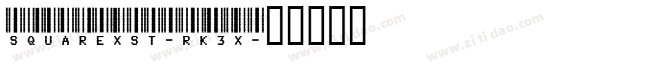 SquarexSt-rK3x字体转换
