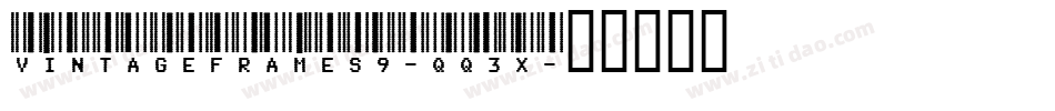 VintageFrames9-qq3x字体转换
