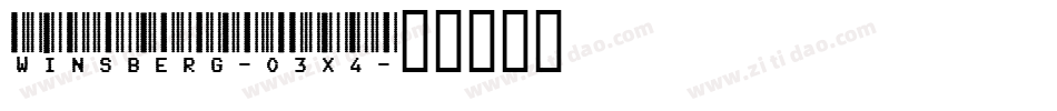 Winsberg-O3X4字体转换