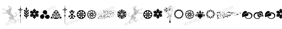 CornucopiaOfDingbatsSeven-B3m3字体转换