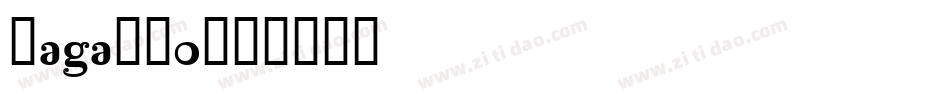 PAGAP_0字体转换