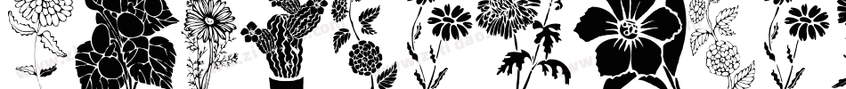 CfPlantsAndFlowersRegular-gvr1字体转换