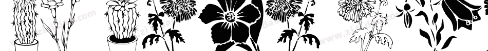 KR-Just-The-Flowers-1字体转换