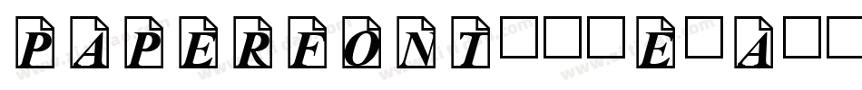 Paperfont1-Xexa字体转换