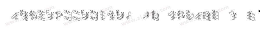 DemoncubicblockNkpShade-9M7L字体转换