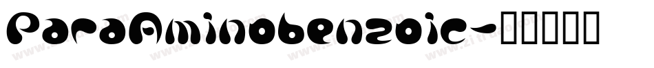 ParaAminobenzoic字体转换