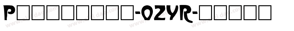 Parikesit-0ZYR字体转换