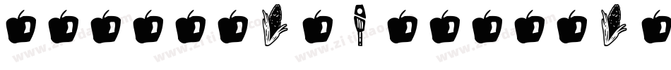 GM-Doodles-Food字体转换