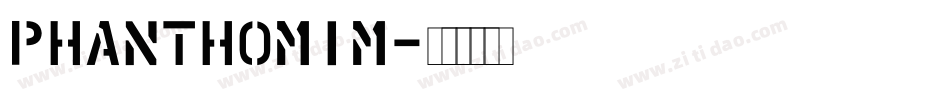 Phanthomim字体转换