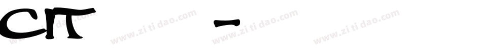 CITfont字体转换