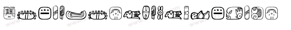 MesoamericaDingsFour-pMY1字体转换