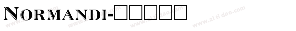 Normandi字体转换