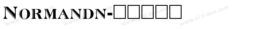 Normandn字体转换