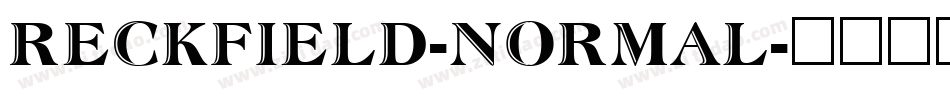 RECKFIELD-NORMAL字体转换