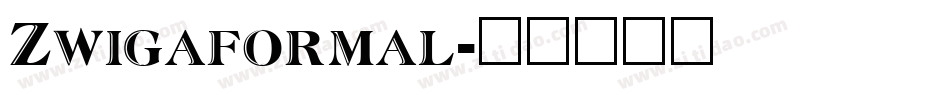 Zwigaformal字体转换