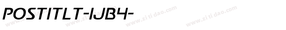 PostItLt-1jB4字体转换