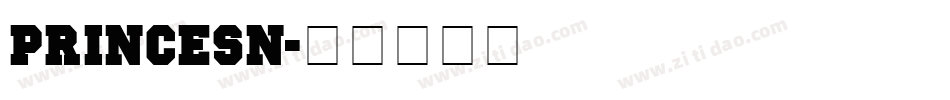 PRINCESN字体转换